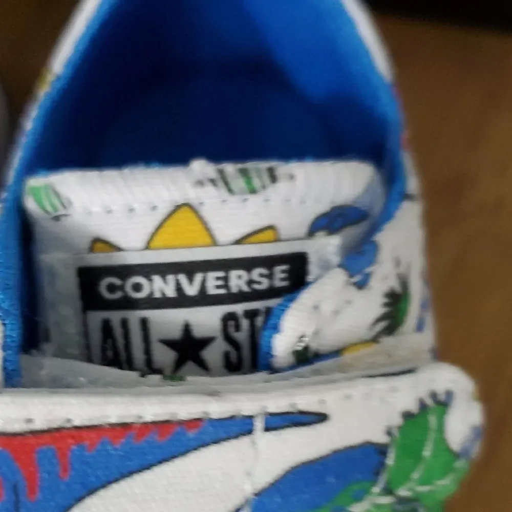 Converse CTAS 2V OX Infant Dinosaur Low Top Sneakers Size 5 NIB